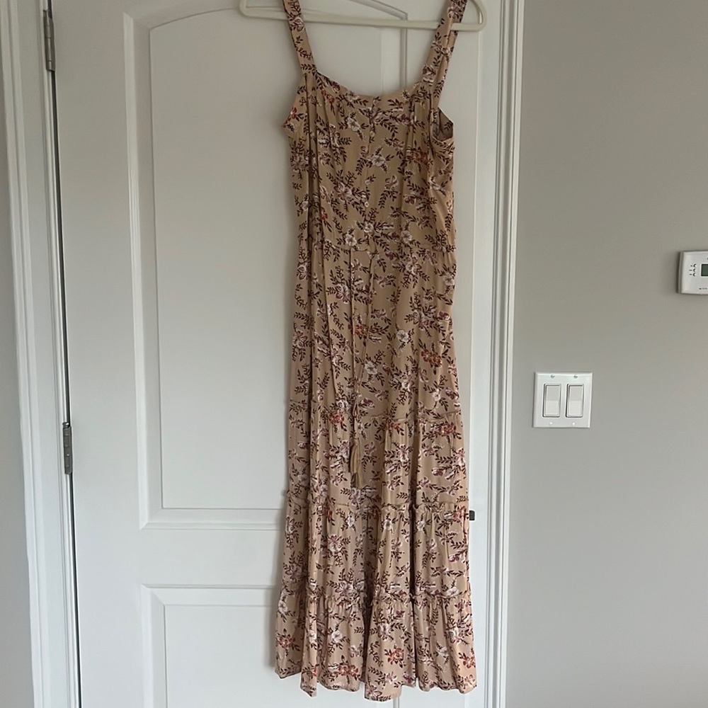 Light weight sleeveless floral dress